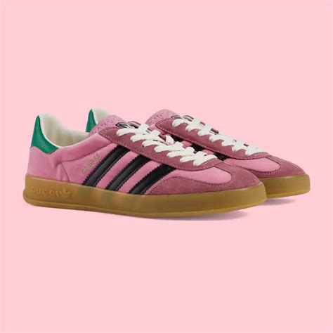 adidas gucci pink gazelle|pink gucci sambas.